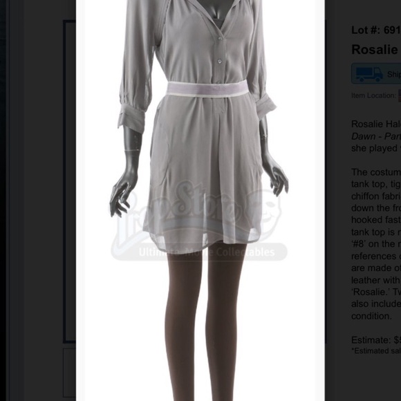 Twilight Rosalie Hale BCBG Tunic dress top - Picture 2 of 10